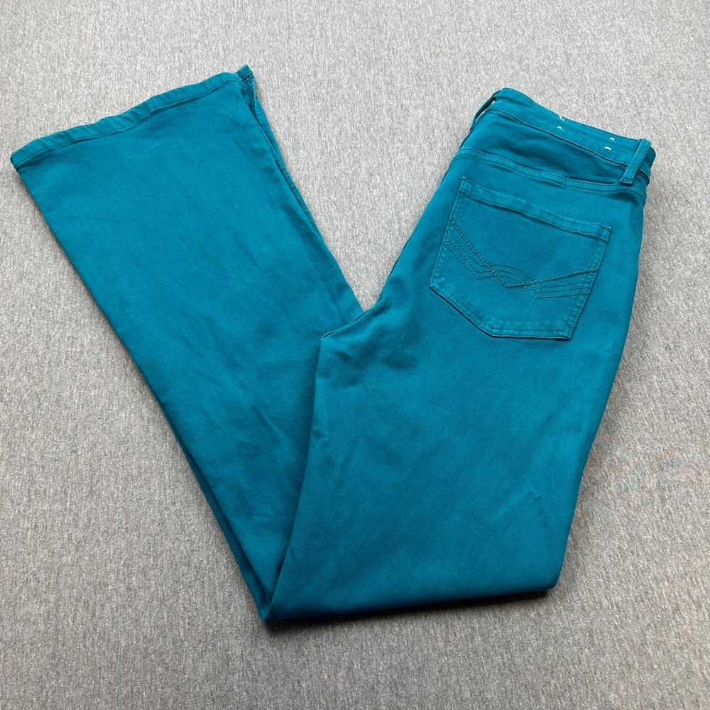 Idyllwind Miranda Lambert Split Flare Jeans Womens 12 (31x33) High Rise Teal
